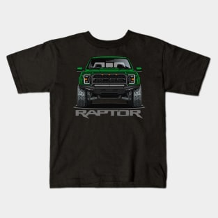F-150 SVT Raptor (Forest Green) Kids T-Shirt
